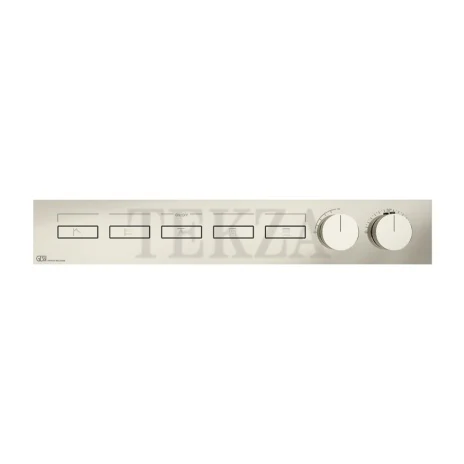 Gessi HI-FI Термостатический смеситель на 5 потоков, внешняя часть 63018-720, никель глянец
