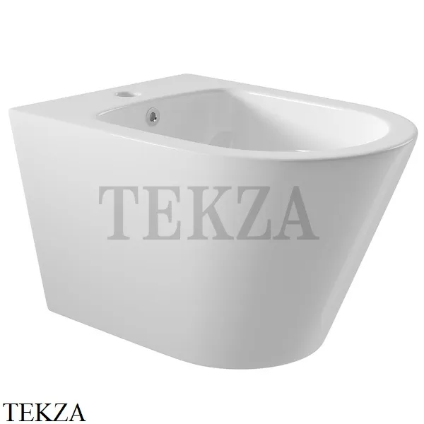 Aqueduto CONE Биде подвесное, 1 отверстие под смеситель CON0310 Белый глянец