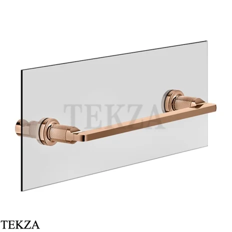 Gessi INCISO accessories Полотенцедержатель для крепления на стекло, 30 см 58613-030, Copper PVD