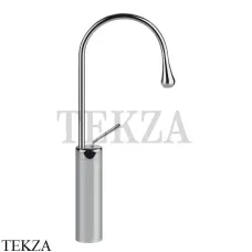 Gessi Goccia Смеситель для раковины высокий, без сливного гарнитура 33608-031, хром глянец