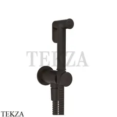 Gessi Гигиенический душ с выводом воды и держателем 14331-187, Aged Bronze