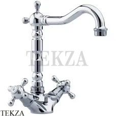 Migliore Revival Смеситель для раковины высокий, с донным клапаном 19503, хром глянец