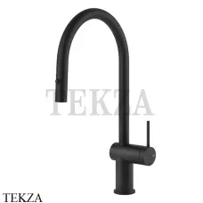 Gessi KITCHEN Inedito Смеситель для кухни с выдвижной лейкой 60413-299, Matte Black