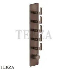 Gessi INCISO WELLNESS Термостат 5 выходов, внешняя часть 58210-845, Dark Bronze