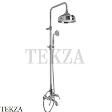 FIMA Carlo Frattini EPOQUE Душевая колонна с изливом и гарнитуром F5054/2CR, хром глянец