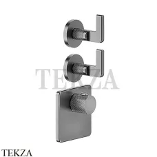Gessi INCISO WELLNESS Термостат 2 выхода, внешняя часть 58214-706, Black Metal