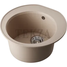 Omoikiri Miya 50-R Кухонная мойка Tetogranit круглая 4993505 бежевый