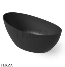Dea Design Elegant Ванна отдельностоящая овальная 160x80 Solid Surface DD8643 1600 16, Black №16