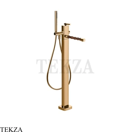 Gessi Jacqueline Смеситель для ванны напольный, внешняя часть 77028-735, бронза глянец