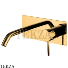 FIMA Carlo Frattini Spillo UP Смеситель для раковины на планке, внешняя часть F3051X5OR, золото глянец