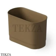Dea Design Single Ванна отдельностоящая сидячая 110x58 Solid Surface DD8701 1100 1, Dark Camel №1