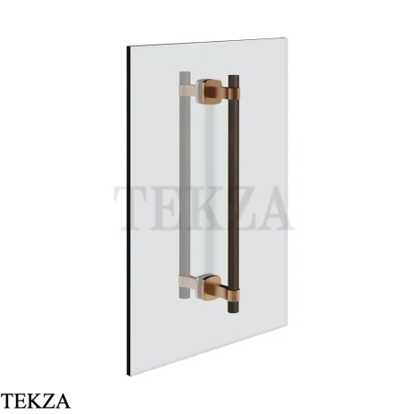 Gessi Jacqueline Полотенцедержатель для крепления на стекло, 30 см 77733-708, медь Brushed
