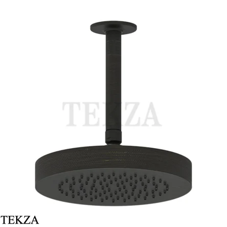 Gessi INCISO SHOWER Верхняя душевая лейка с кронштейном 58186-187, Aged Bronze