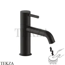 Fantini Nostromo Смеситель для раковины, донный клапан clik-clak 50S1E804F, Deep Black PVD