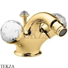 Migliore Axo SWAROVSKI Смеситель для биде, без сливного гарнитура 18503, золото глянец