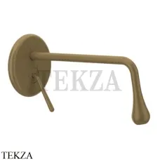 Gessi Goccia Смеситель для раковины длинный излив, внешняя часть 33686-713, Antique Brass