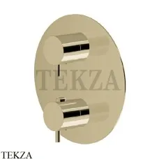 Newform XT Термостат для душа 2,3,4,5 потока, внешняя часть, 67608E.M0.071, Gold satin Newform XT Термостат для душа 2,3,4,5 потока, внешняя часть, 67608E.M0.071, Gold satin