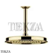 Gessi VENTI20 Верхний душ 300 с потолочным креплением 65153-246, Gold PVD
