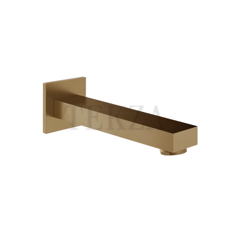 Gessi Inverso RIGATO Излив для ванны на стену 73103-791, Deep Bronze Brushed PVD