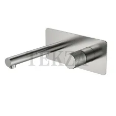 Boheme Stick Смеситель для раковины из стены, комплект Stick 125-NB.4 Nikel Brush SPIRALE