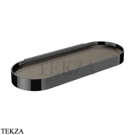 Gessi Pelle Tresse Полочка настенная в душевую, 56861-706, Black Metal PVD