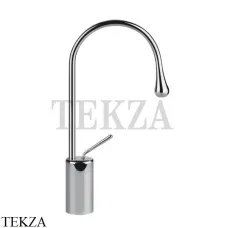 Gessi Goccia Смеситель для раковины высокий, без сливного гарнитура 33604-031, хром глянец
