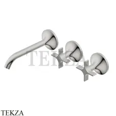 Ritmonio Diametro35 Cross Смеситель для раковины, внешняя часть PR53AK201 IX, Brushed steel
