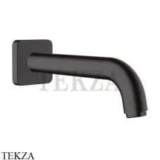 Hansgrohe Vernis Shape Излив для ванны настенный 71460670, черный матовый Hansgrohe Vernis Shape Излив для ванны настенный 71460670, черный матовый