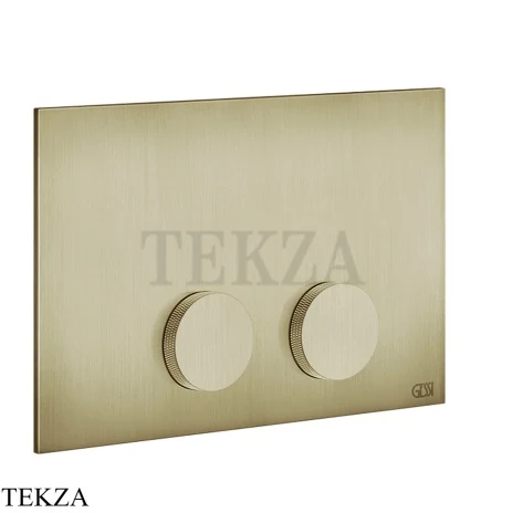 Gessi ANELLO Клавиша смыва для инсталляции Geberit omega 12 54627-727, Brushed Brass PVD