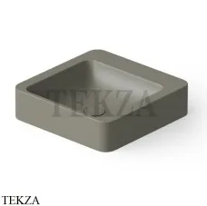Dea Design Washbasins Раковина настольная 41х41 Solid Surface DD9011 410 4, Light Grey №4