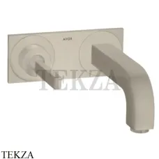 Axor Citterio Смеситель для раковины 160, внешняя часть 39112820, Brushed Nickel