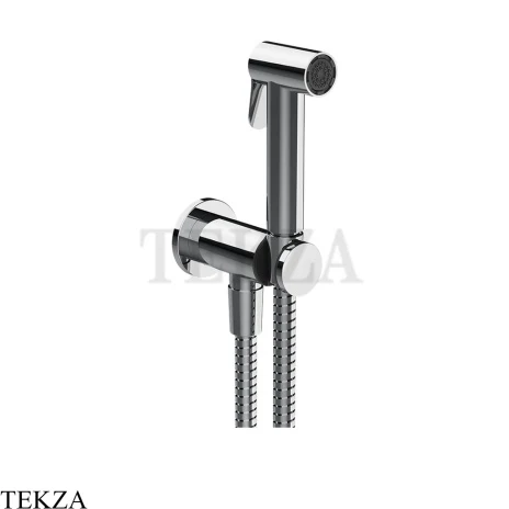 Gessi Гигиенический душ с держателем и выводом воды 14431-031, хром глянец