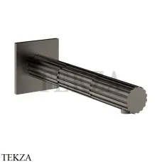 Gessi Incastri Излив для ванны настенный монтаж 75103-707, Black Metal Br. PVD