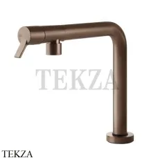 Gessi KITCHEN SU&GIU Смеситель для кухни складной 60071-708, Copper Brushed