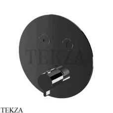 Newform XT Термостат для душа с кнопки Select на 2 потока 70402E.M0.077, Carbon satin