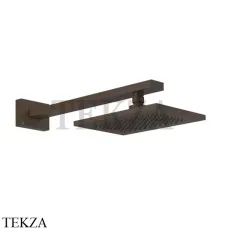 Gessi Rettangolo shower Верхний душ с кронштейном 20148-845, Dark Bronze Gessi Rettangolo shower Верхний душ с кронштейном 20148-845, Dark Bronze