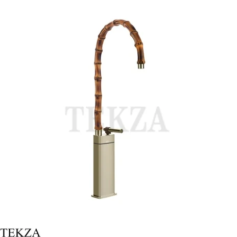 Gessi Jacqueline Смеситель для раковины высокий, без донного клапана 77009-720, никель глянец