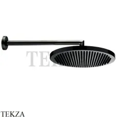 Bossini  APICE Верхний душ с настенным кронштейном 350 мм H70430H.073, черный матовый