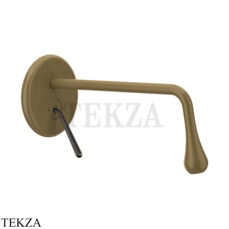 Gessi Goccia Смеситель для раковины длинный излив, внешняя часть 33686-713, Antique Brass
