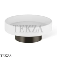 Decor Walther Century STS мыльница настольная, композит белый 0587217, темная бронза