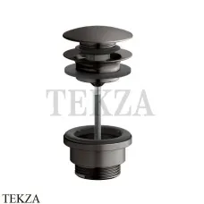 Keuco Донный клапан нажимной механизм Push-Open 59902350000, титан чёрный шлифованный