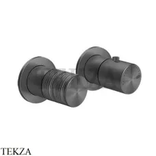 Gessi Habito TRAME Термостат для душа на 1 поток, внешняя часть 70332-707, Black Metal Brushed