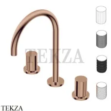 Ritmonio Diametro35 Impronte Смеситель для раковины, без гарнитура PR51AP202 F32, Rose Gold