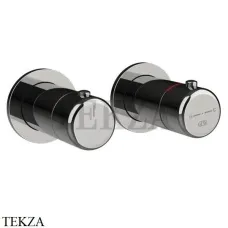 Gessi Goccia Термостат для душа, 1 поток, внешняя часть 33132-124, Black Metal GHRC