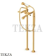 Zucchetti Agora Classic Смеситель для ванны напольный ZAL278.C40, золото глянец