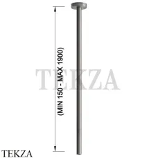 Gessi 316 FLESSA Излив для раковины потолочный 54096-239, Steel Brushed