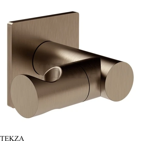 Gessi Incastri Держатель для душевой лейки поворотный 73060-761, бронза Coffee
