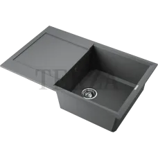 Omoikiri Sakaime 79 Кухонная мойка Tetogranit прямоугольная с крылом 4993281 платина