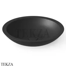 Dea Design Washbasins Раковина настольная круглая Solid Surface DD9004 515 16, Black №16