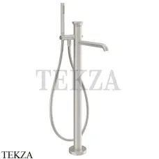 Gessi Origini NEUTRAL Смеситель для ванны напольный с гарнитуром 66028-720, Nickel PVD